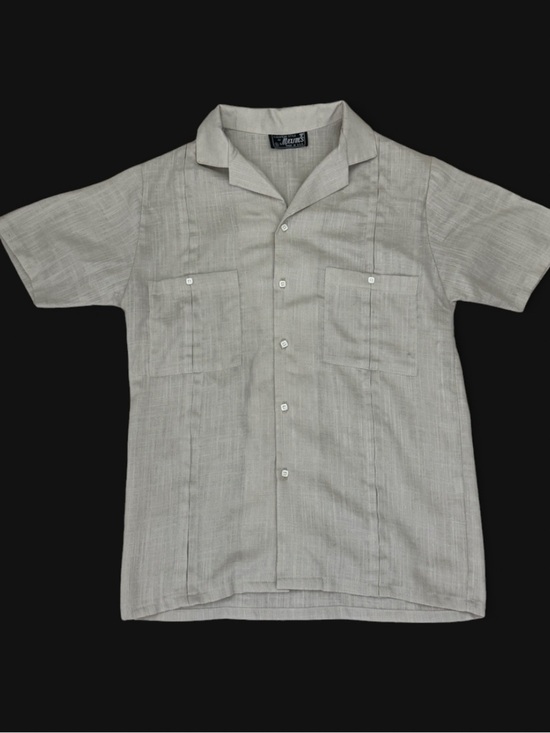 Maxims Other - Men's European Short-Sleeve Cuban Collar Shirt